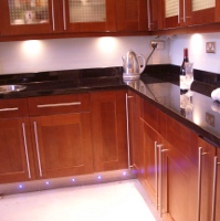 30mm thick solid granite worktops in a choice of stunning colours
